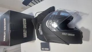 Casco Moto Harley-Davidson Negro