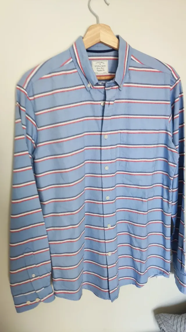 Camisa Sfera Rayas tipo Oxford 