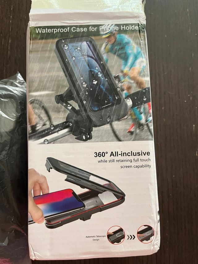 Soporte móvil para bici impermeable 360 grados