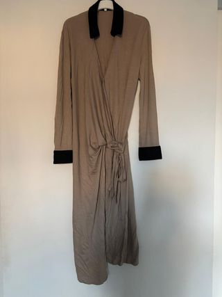 Vestito Paule Ka Beige e Nero Taglia L