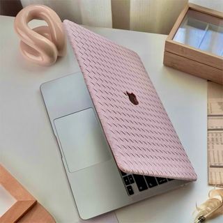 Funda Carcasa MacBook Air Cuero Sintético Rosa 