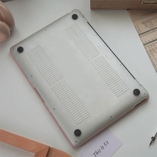 Funda Carcasa MacBook Air Cuero Sintético Rosa 