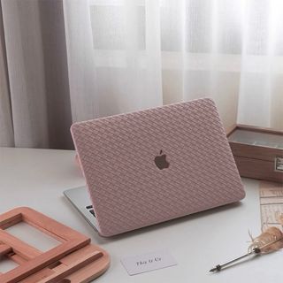 Funda Carcasa MacBook Air Cuero Sintético Rosa 