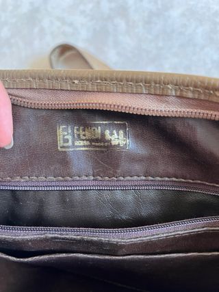 Borsa Fendi Grande Pelle Monogram Marrone Oro