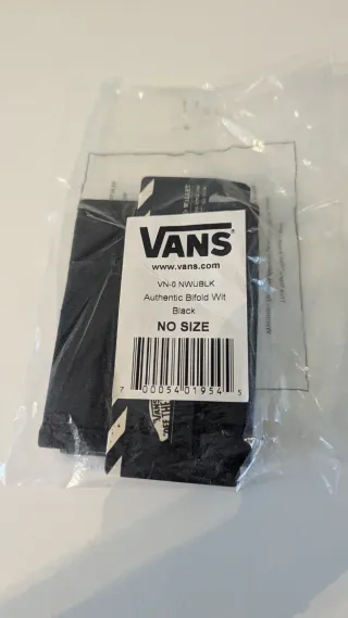 Cartera Vans Authentic Bifold Wlt Negra