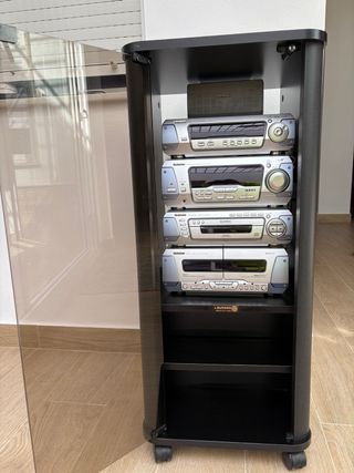 Equipo de música Technics Plata/Negro