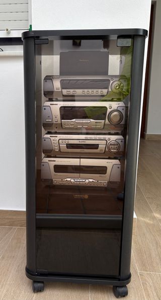 Equipo de música Technics Plata/Negro