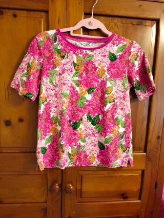 Camiseta Cortefiel floral