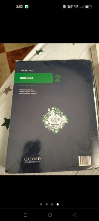 Libros Biología 2° Bachillerato 