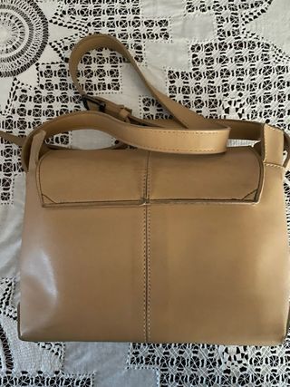 Borsa Xenia pelle beige Made in Italy