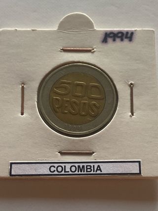 Lote 7 Monedas Colombia 