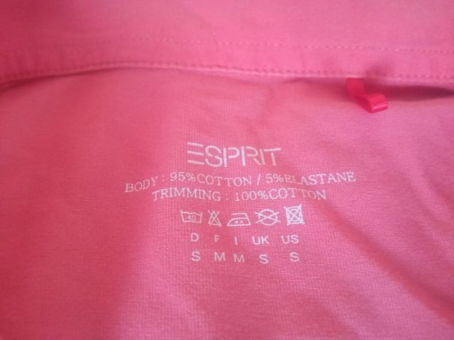 Camisa Esprit coral talla M y jersey fino pico