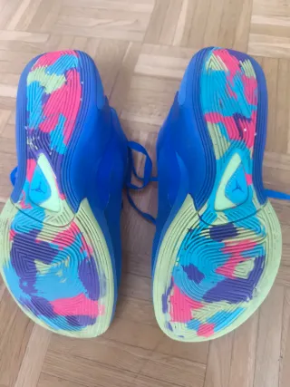 Jordan Luka Doncic 1 azules y rosas