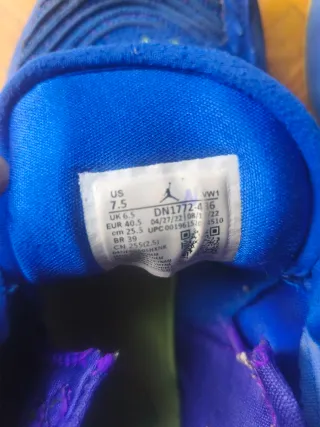 Jordan Luka Doncic 1 azules y rosas