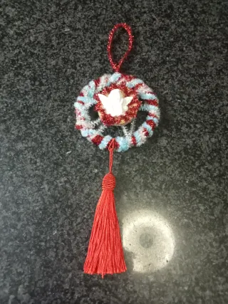 Enfeite de Natal Anjo com Tassel