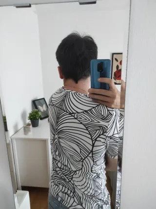 Camiseta Zara Estampada Talla S