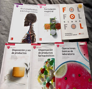 LIBROS de FARMACIA temario completo pruebas libres