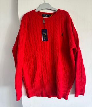 Jersey Polo Ralph Lauren Rojo Talla L