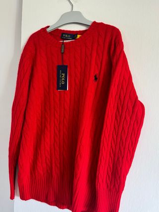 Jersey Polo Ralph Lauren Rojo Talla L
