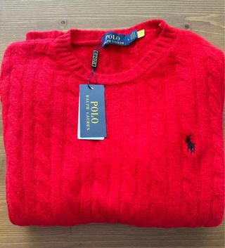 Jersey Polo Ralph Lauren Rojo Talla L