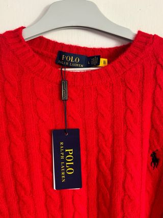 Jersey Polo Ralph Lauren Rojo Talla L