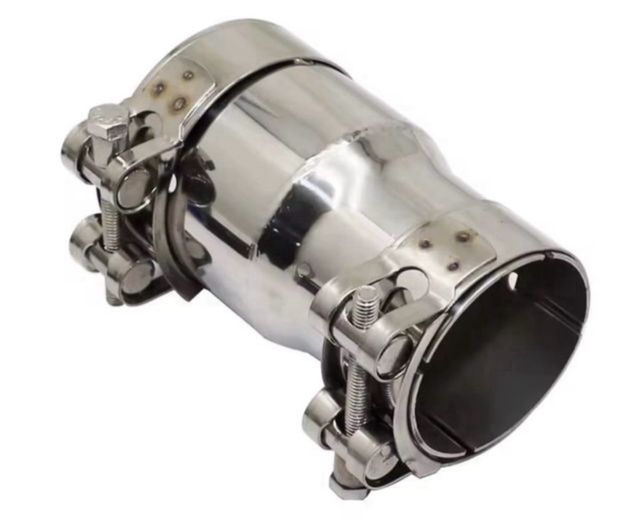 Adaptador de escape de acero inoxidable