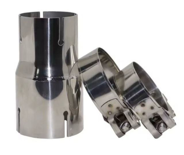 Adaptador de escape de acero inoxidable