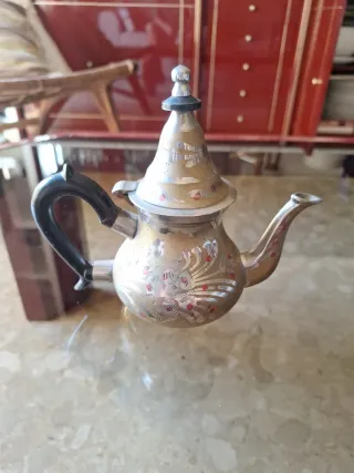 Tetera Marroquí Metálica Decorada