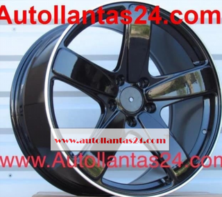 Juego 4 llantas porsche gear black 20