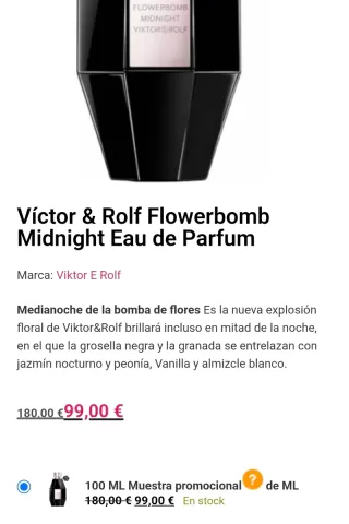 Perfume Flowerbomb Midnight 100ml Viktor&Rolf