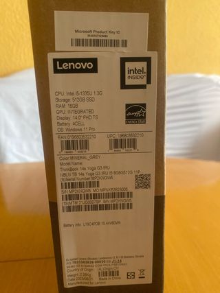Portátil Lenovo Thinkbook 14s Yoga G3 (táctil)