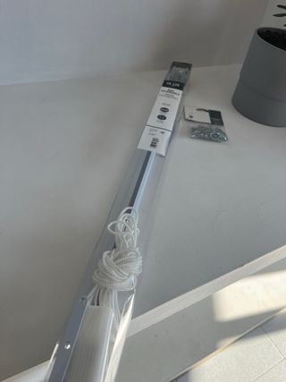 Riel extensible 70-120 cm + ganchos