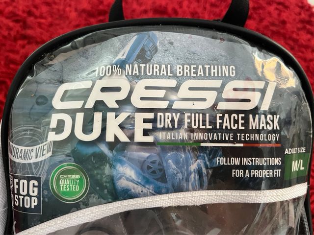 Máscara Cressi Duke Dry Full Face M/L