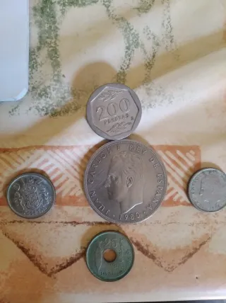Lote Monedas Pesetas y Céntimos