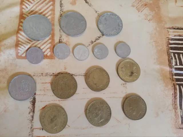 Lote Monedas Pesetas y Céntimos
