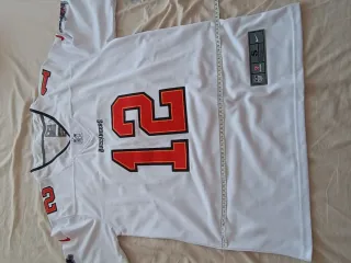 Camiseta NFL Buccaneers #12 Tom Brady Talla S