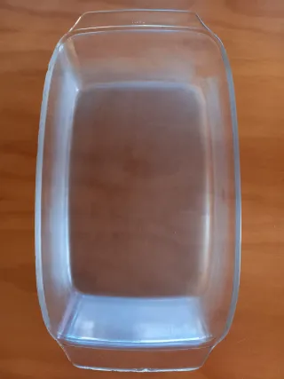 Fuente Pyrex Rectangular Vidrio Transparente