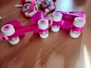 Patines Disney Princesas con Coderas y Rodilleras