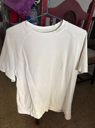 Camiseta Bershka blanca talla M