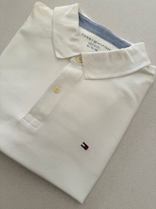 Polo Tommy Hilfiger Blanco Talla XL
