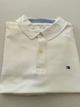 Polo Tommy Hilfiger Blanco Talla XL