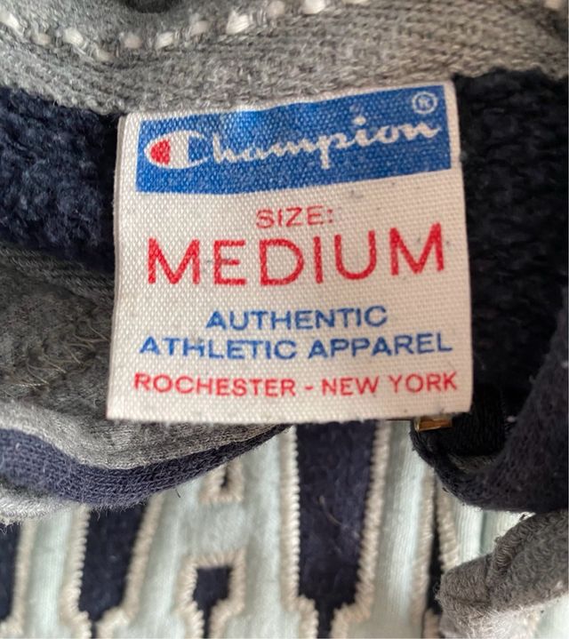 Trackjacket Champion Azul Marino Vintage 80s