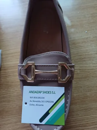 Zapatos ANDAZAP beige talla 38