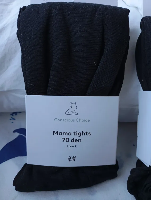 Medias premamá H&M L  70/40 den (varias)