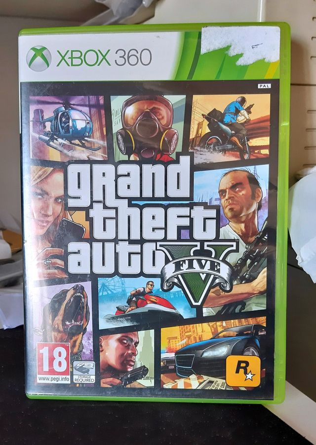 GTA 5 Xbox 360 Grand Theft Auto V (disc 1 install)