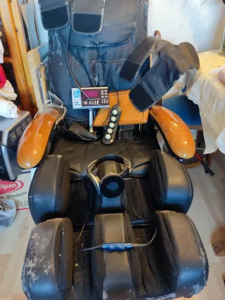 Sillón Masaje Música Calor Cabeza Pies