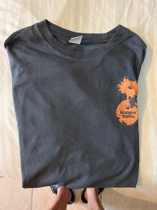 Camiseta Zara Gris Talla XL