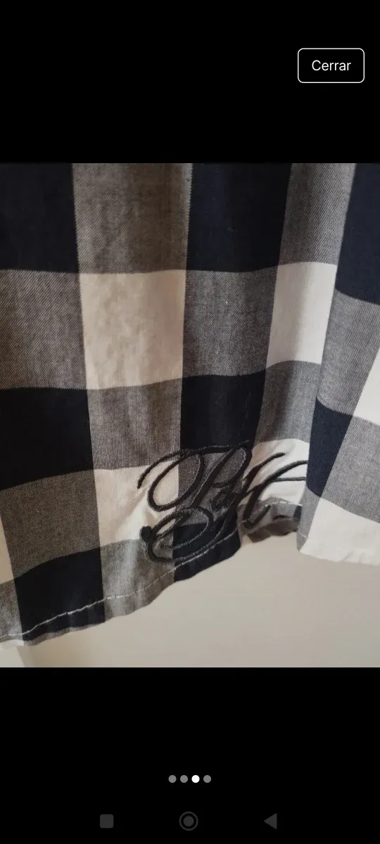 Camisa cuadros Pedro del Hierro Talla S
