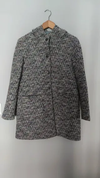 Chaquetón jaspeado multicolor