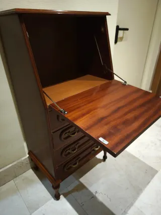 Cassettiera vintage in legno con 6 cassetti
